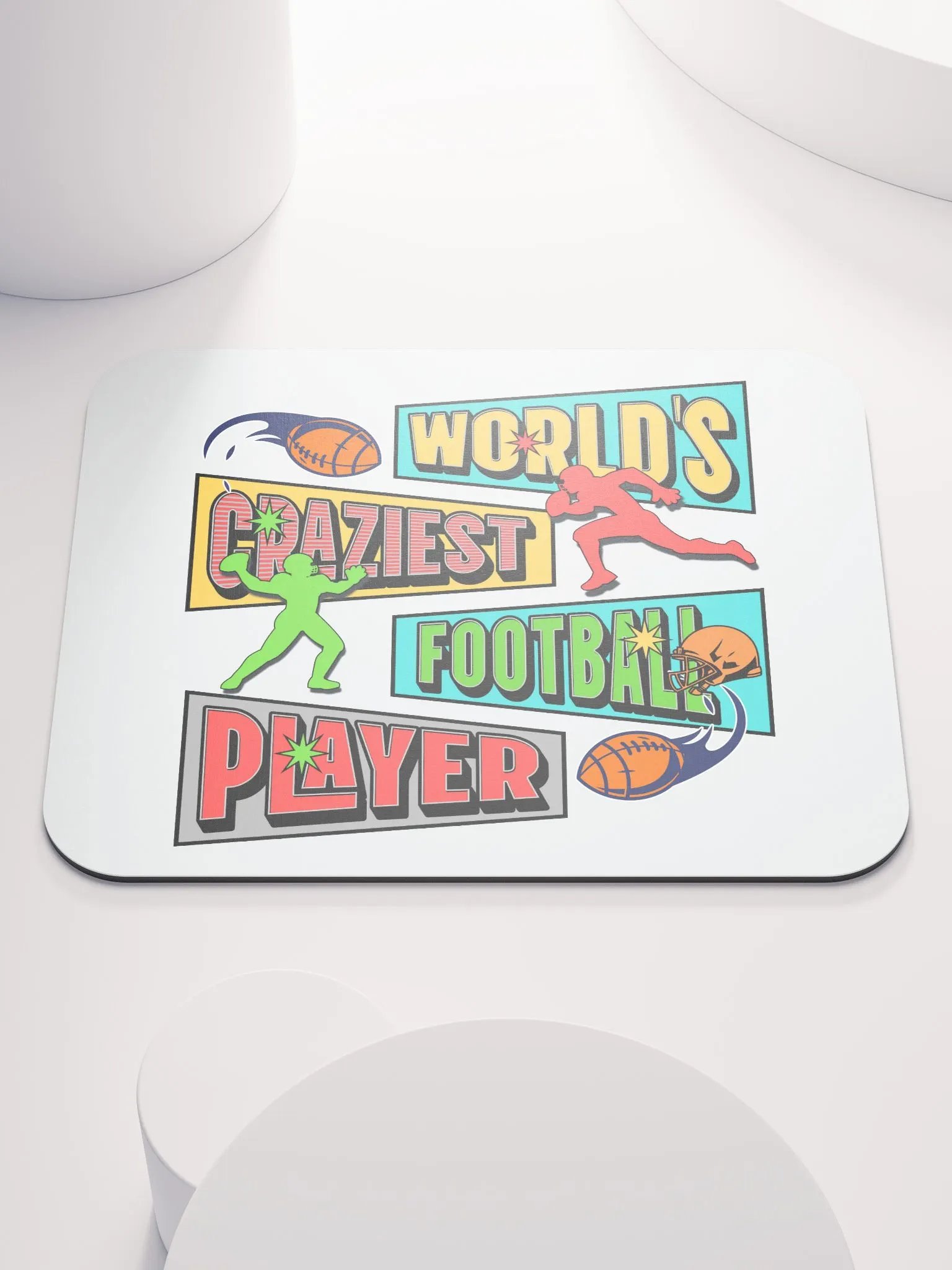 Worlds Craziest Football Player Dynamic Mouse Pad product image (2)