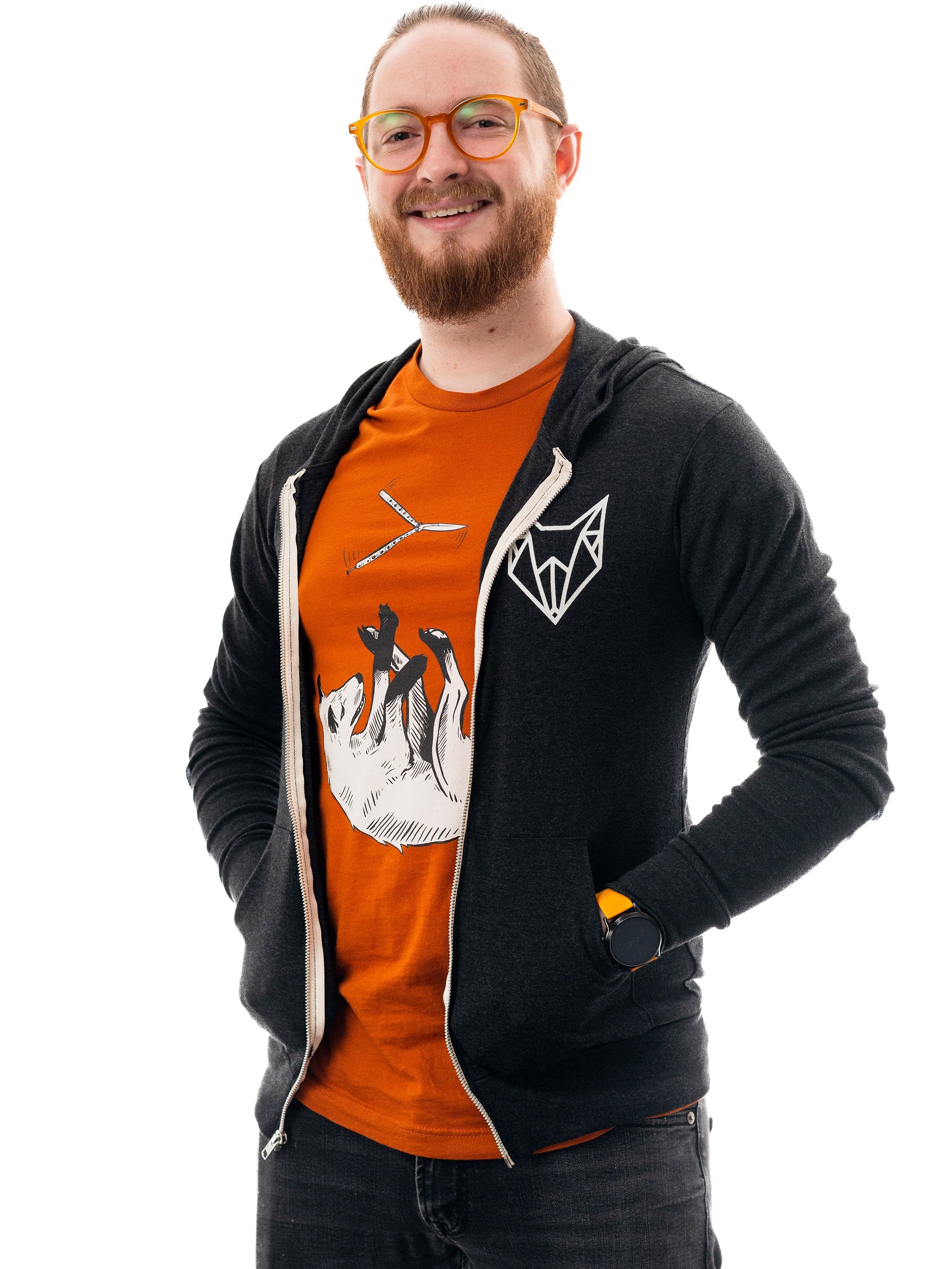Flipping Fox Zip Hoodie product image (2)