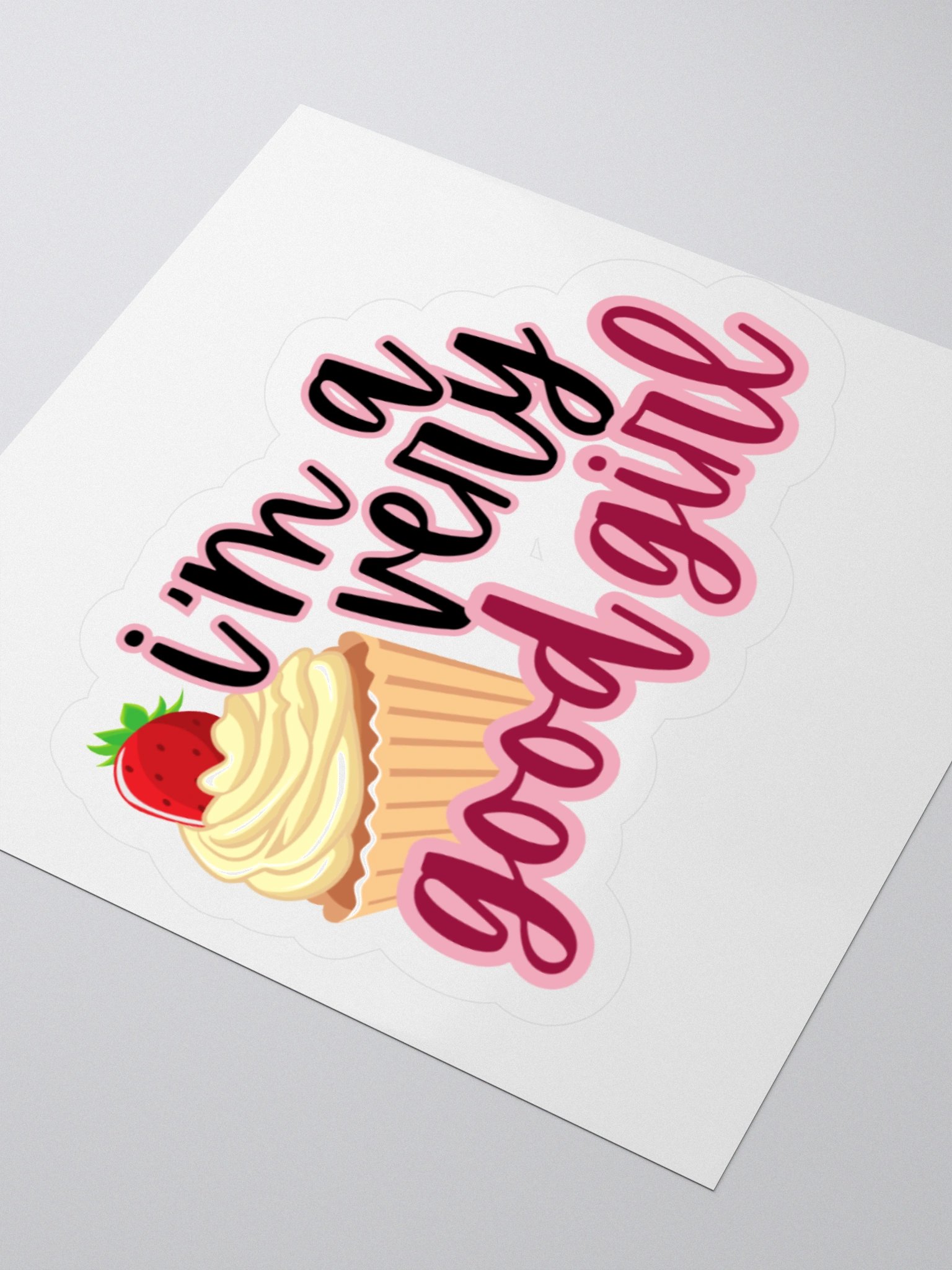 Good Girl Sticker (3″ × 3″) product image (3)