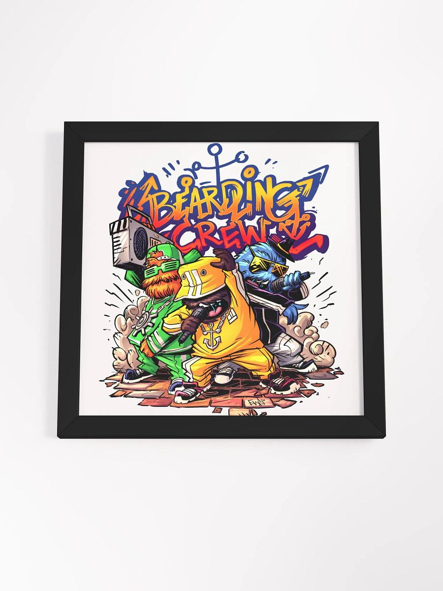 Beardling Crew - Framed High-Quality Matte Poster product image (4)