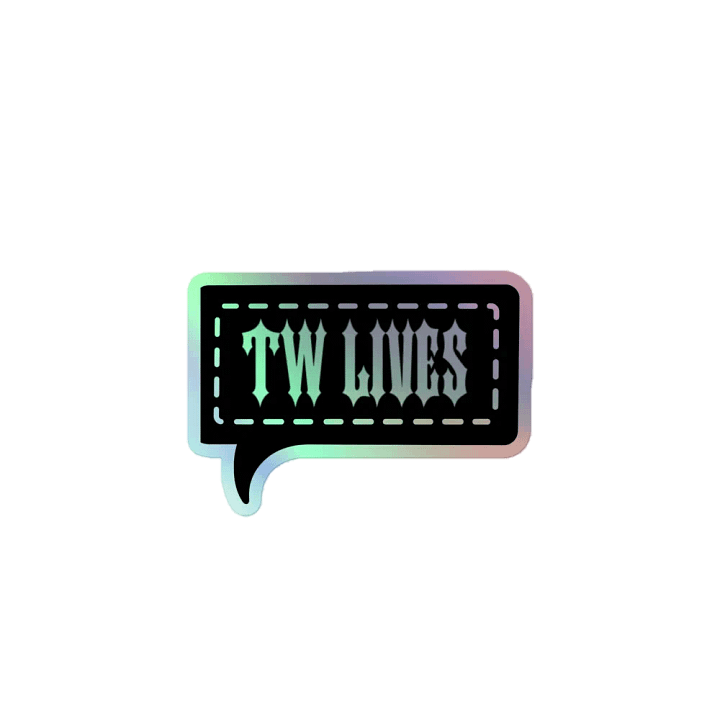 Gothic Holographic Sticker Sheet: TW LIVES product image (1)