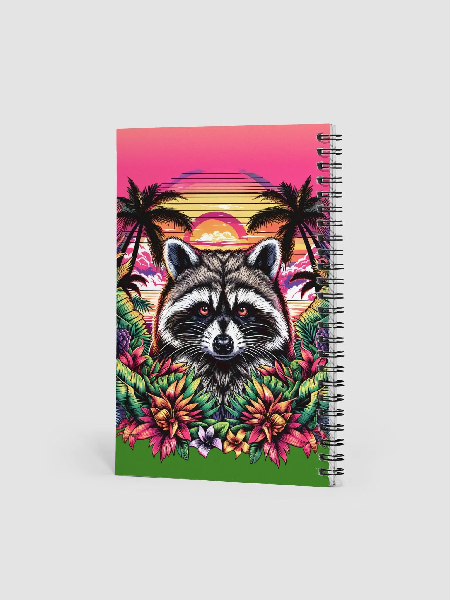 Tropical Racoon Notebook for Your Wild Side product image (6)