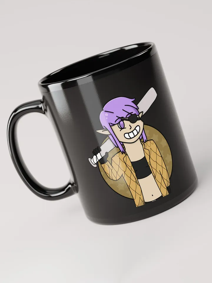 loki in majima cosplay black mug product image (1)