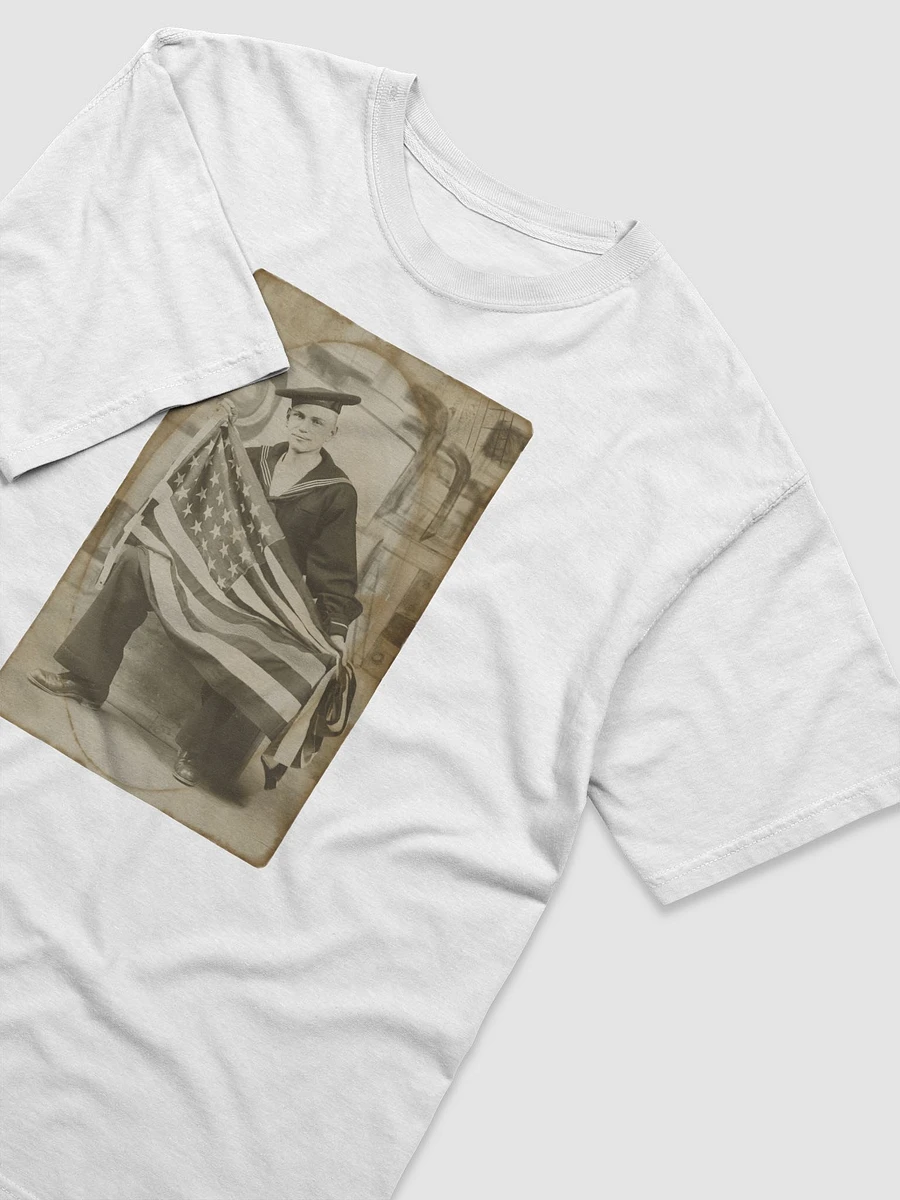 Sailor Holding American Flag By Unknown (c. 1910) - T-Shirt product image (83)