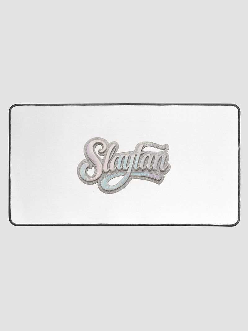 Shawty's Celestial Exclusive Premium Slaytan Silver Desk Mat