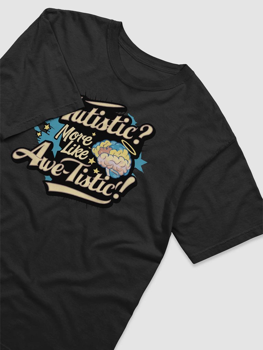 Autistic? More Like Awe-tistic! Heavyweight Unisex T-Shirt product image (5)