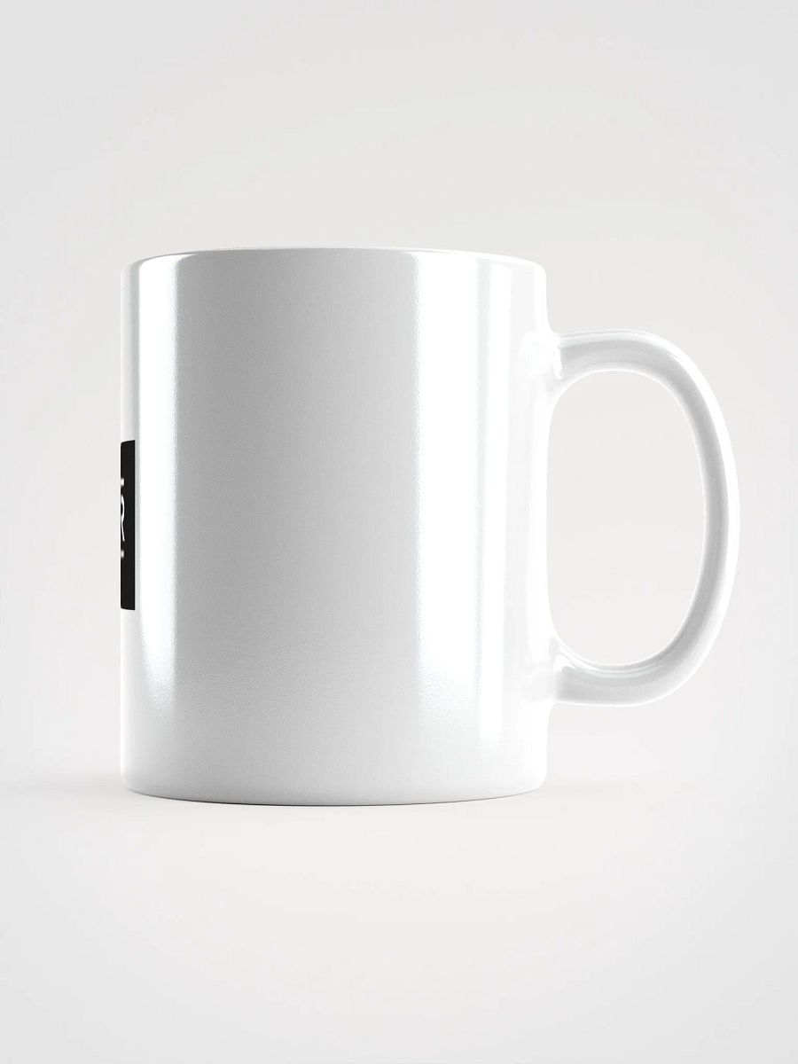 Sleek W & R Logo White Glossy Mug product image (2)