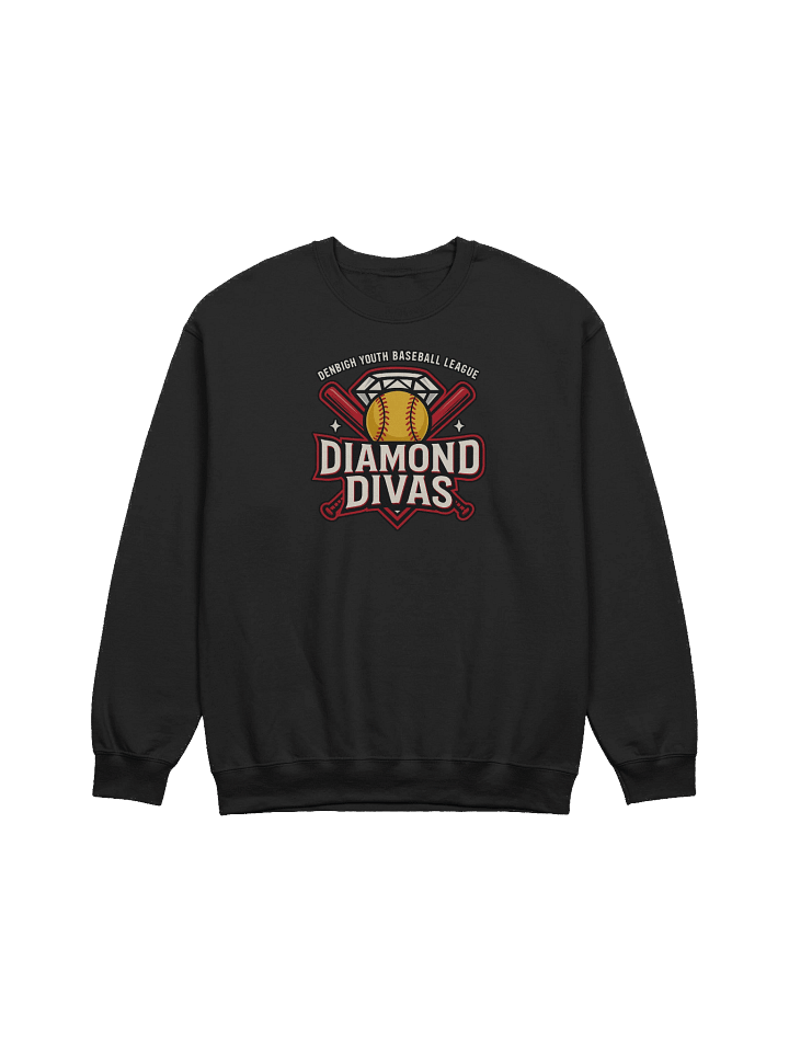 Diamond Divas Youth Baseball League Sweatshirt product image (1)