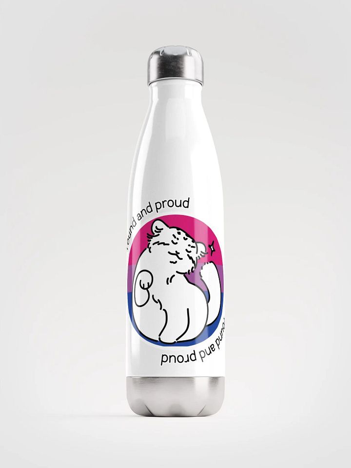 Round and Proud Manul Pride Bisexual Version - Bottle product image (1)