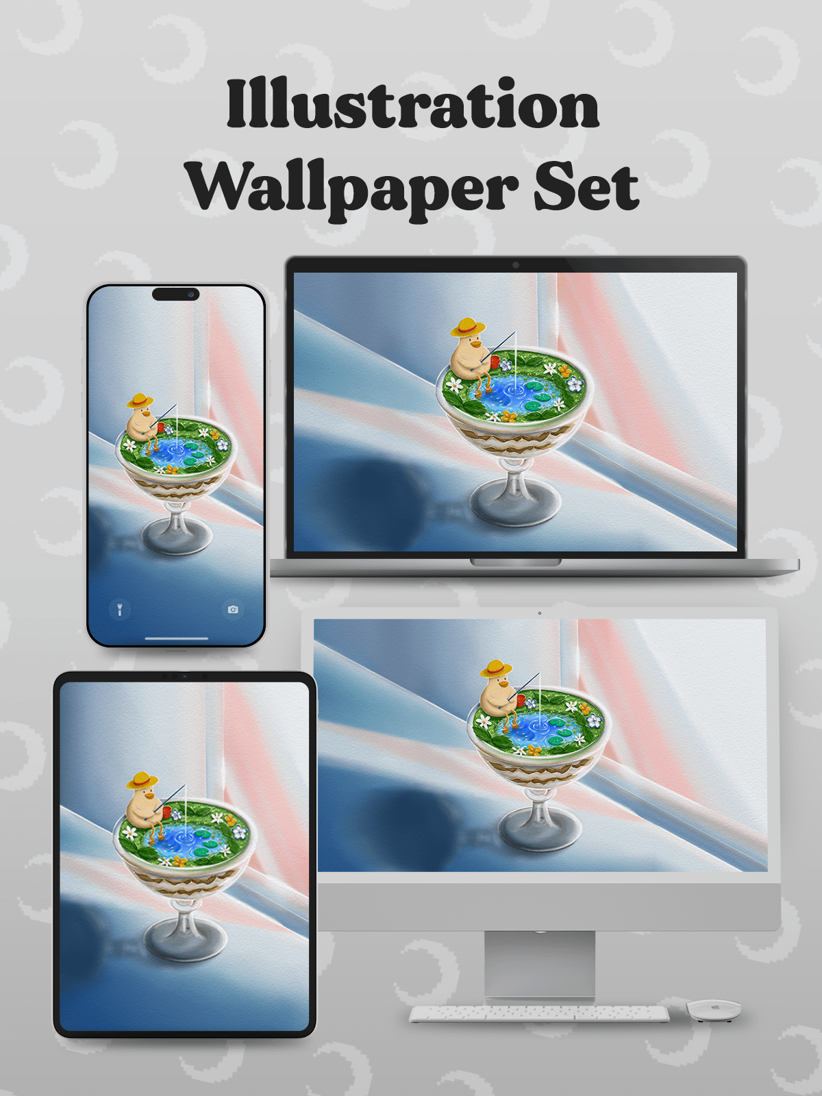 Tiramisu dessert🌙 Illustration wallpapers product image (2)