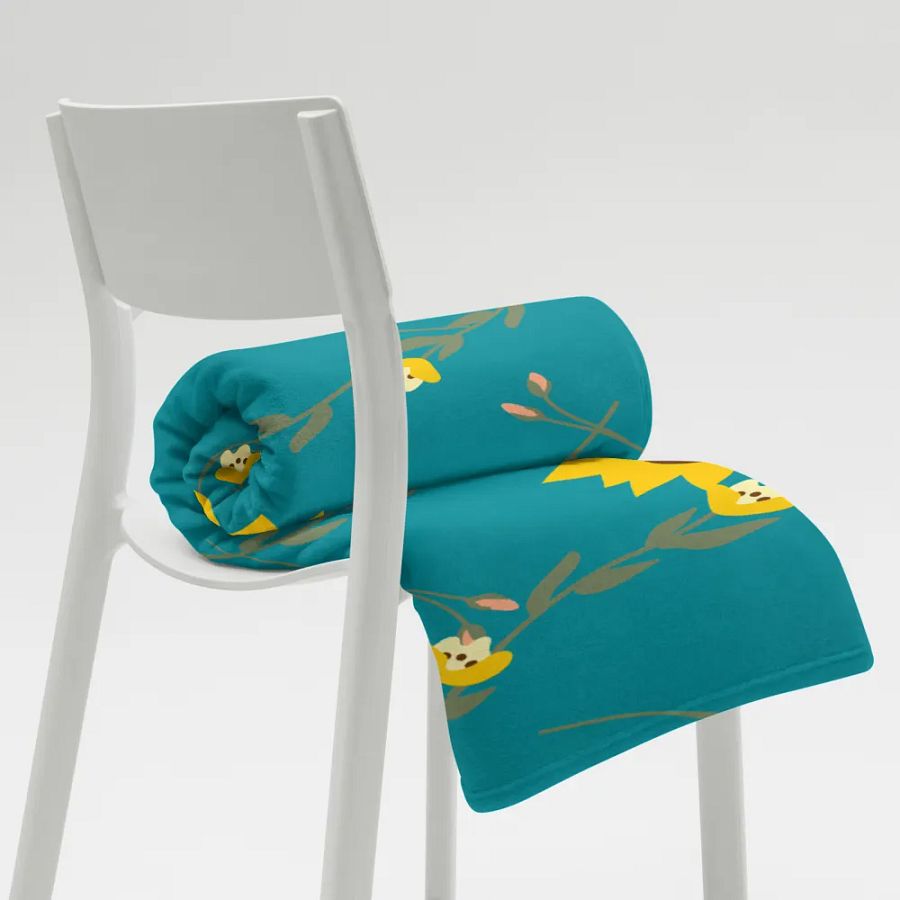 Colorful Floral Throw Blanket product image (10)