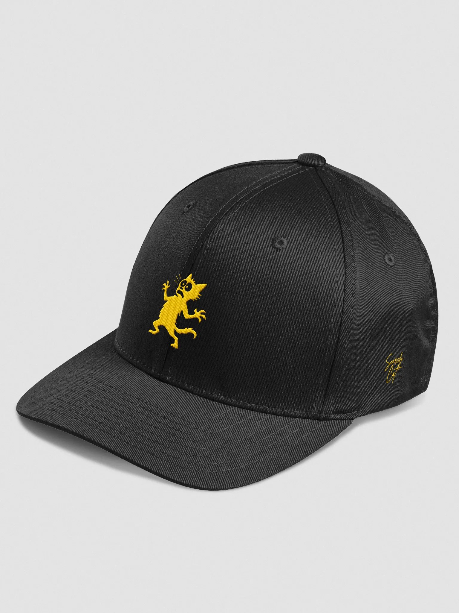 Scaredy Cat Flexfit Cap-Scratch product image (4)