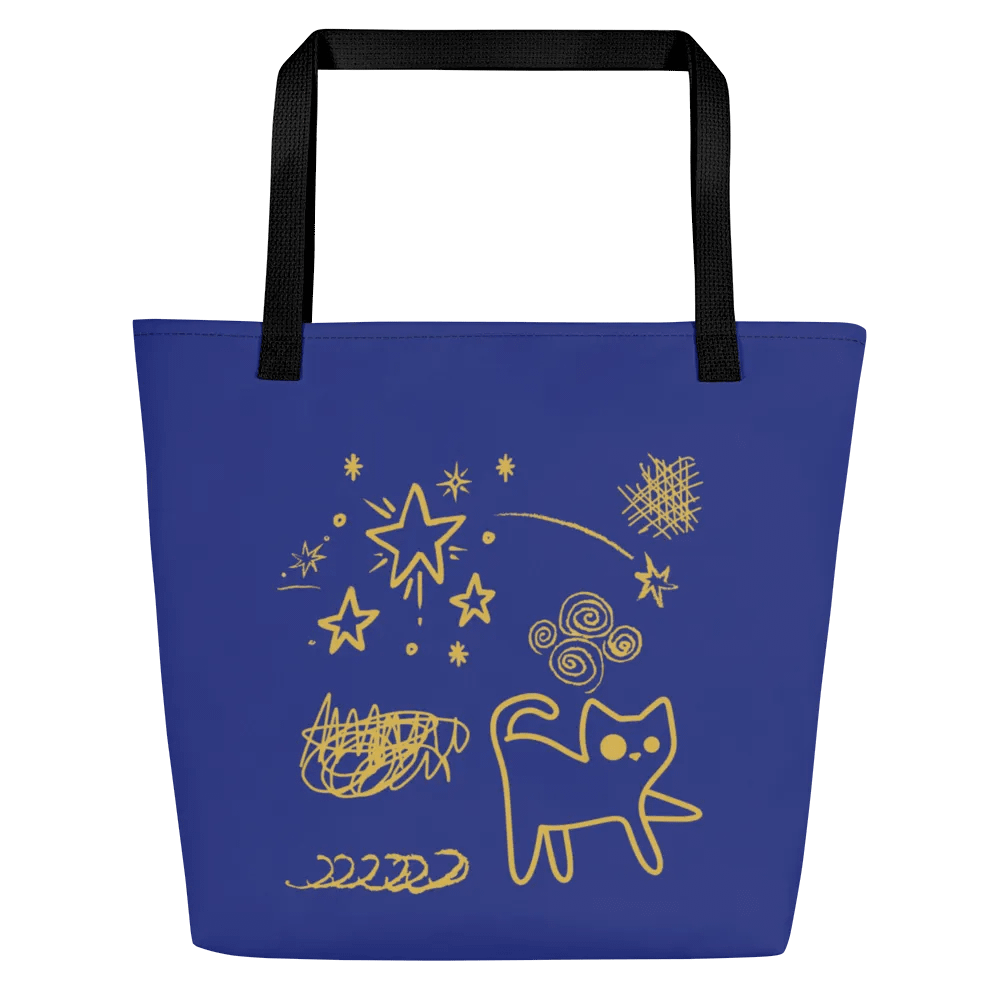 Midnight Doodle Tote Bag product image (2)