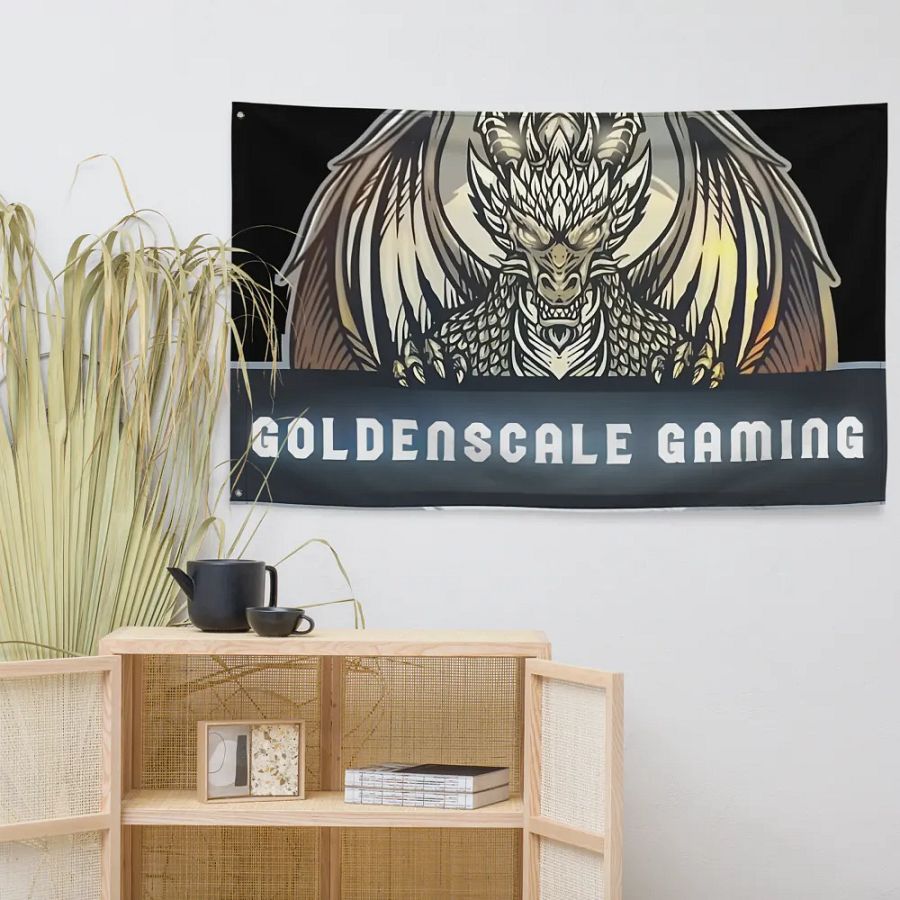 goldenScale Gaming Team Flag product image (7)