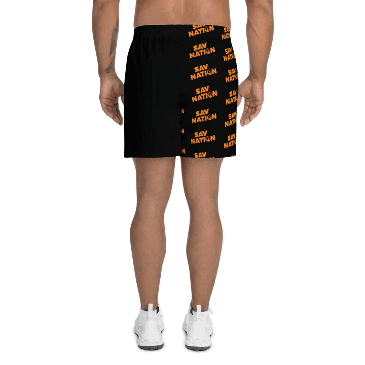 Orange Sav Nation Printed Shorts product image (2)