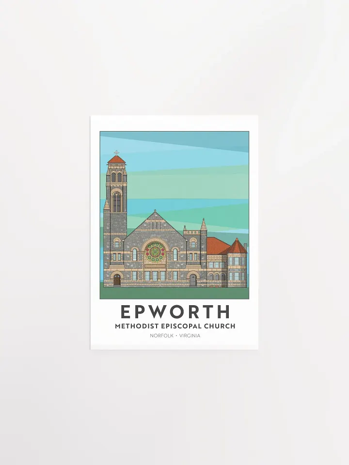 Epworth Church Art Print product image (2)