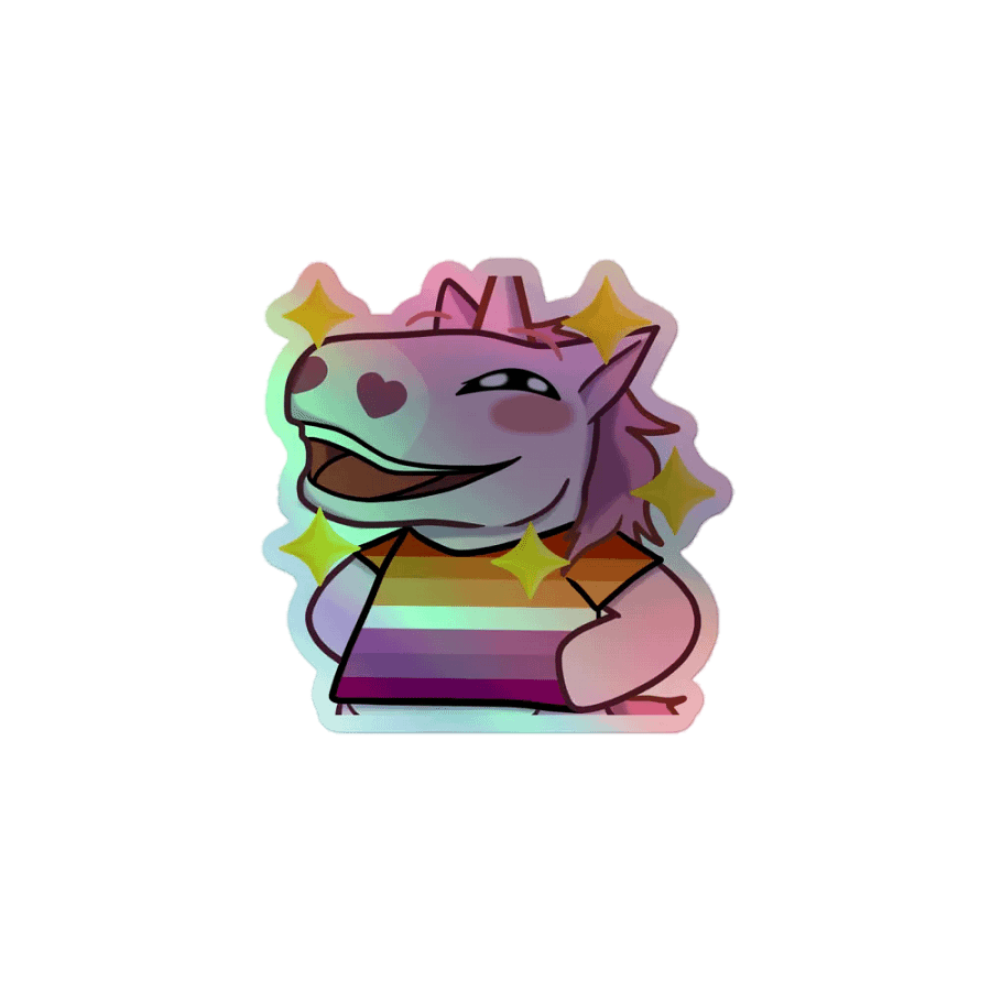 LESBIAN Pride Holographic Sticker product image (1)