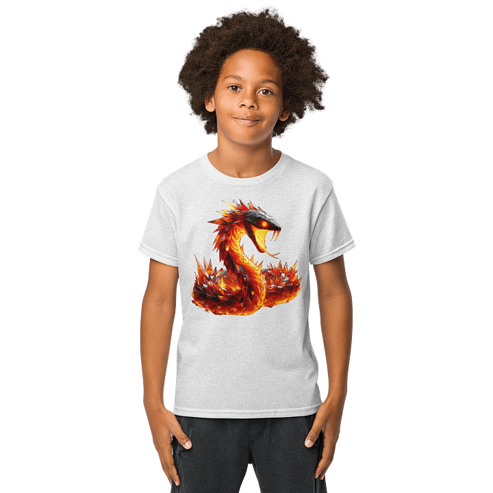 Crystallized Fire Snake Youth Shirt (color choice) product image (8)
