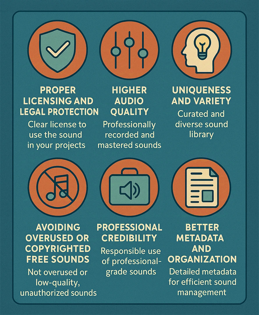 Benefits of downloading sound effects from legitimate platforms