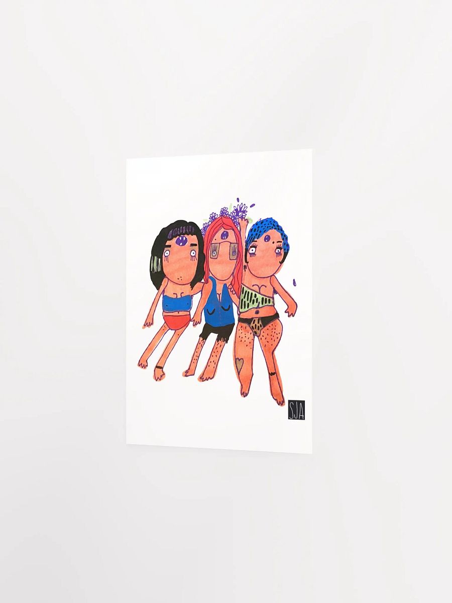 Beach Babes matte poster product image (16)
