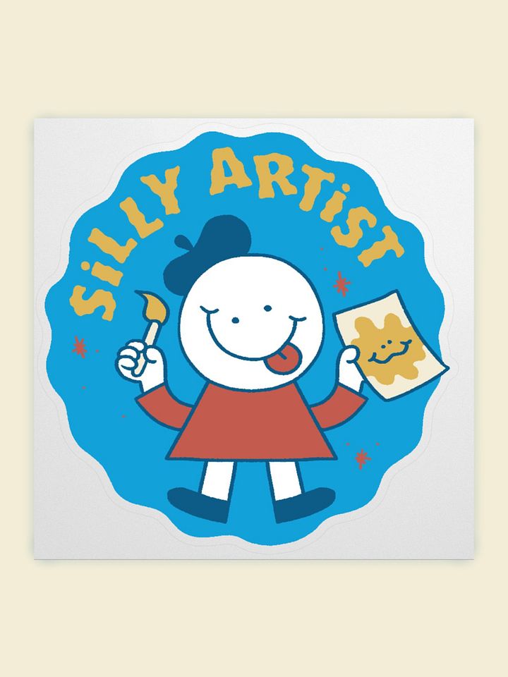 silly artist sticker product image (1)