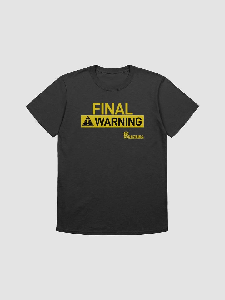 QSHW FINAL WARNING T-SHIRT product image (1)