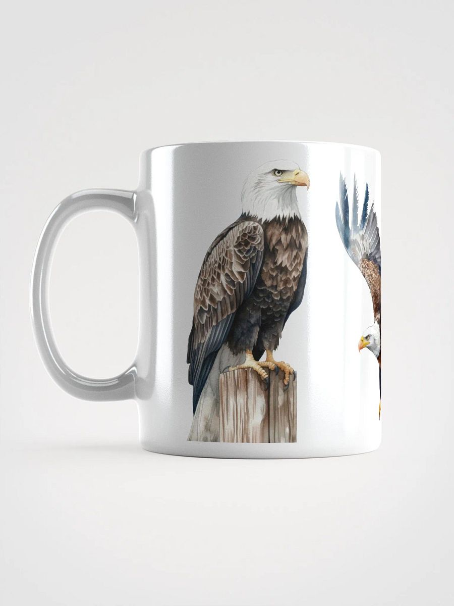 Eagle Flight White Glossy Mug product image (16)