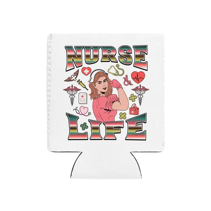 Nurse Life Can Cooler product image (1)