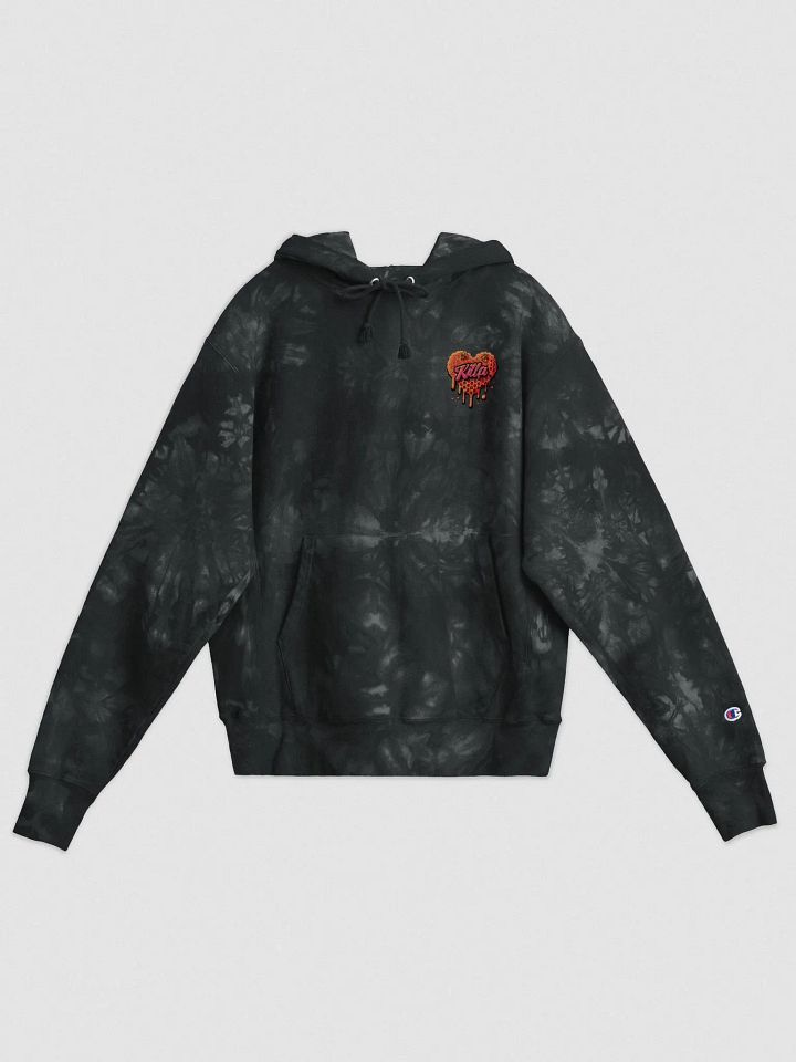 KILLA EMMY 3D DRIPPING KILLA HEART TYE EMBROIDERED HOODIE product image (3)