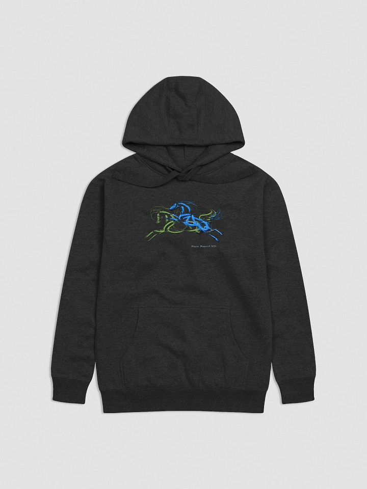 Gallop Blue: Premium Unisex Hoodie product image (1)