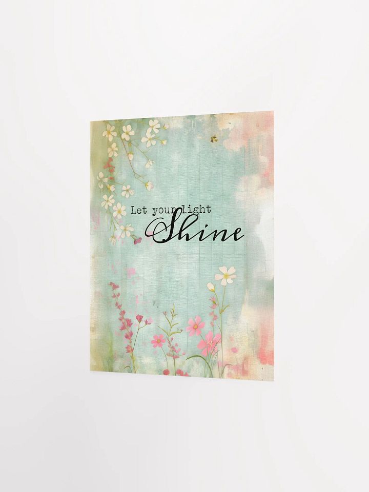 Let Your Light Shine Inspirational Poster product image (2)