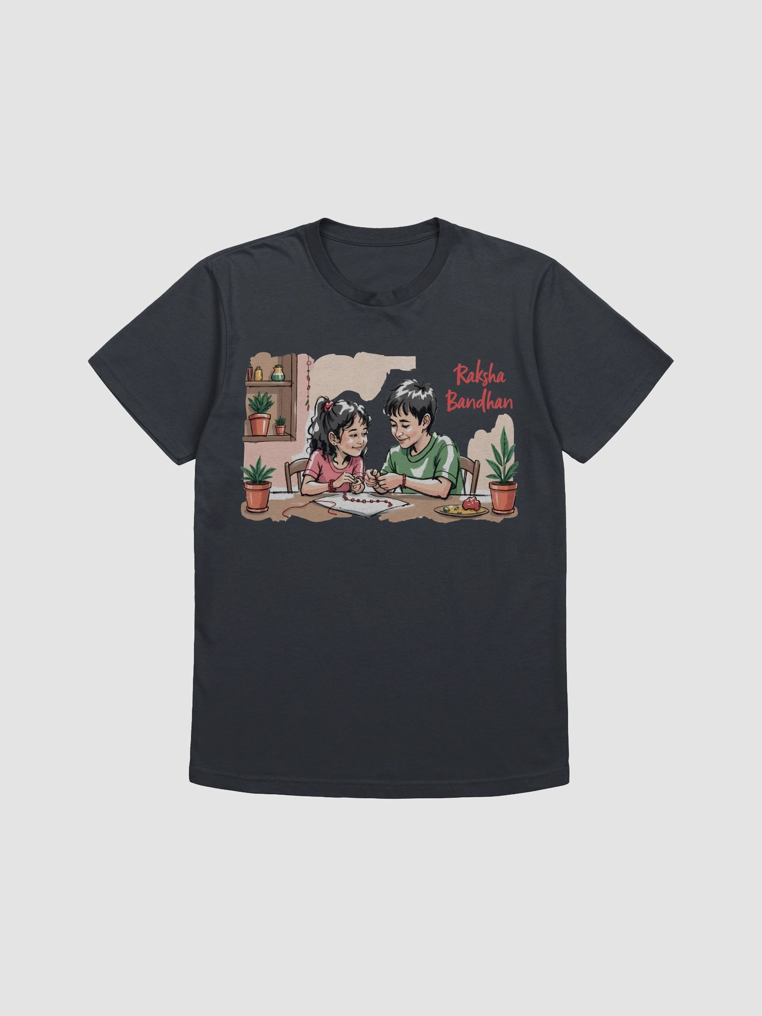 Traditional Raksha Bandhan: Sister’s Love in Art Supersoft T-Shirt product image (12)