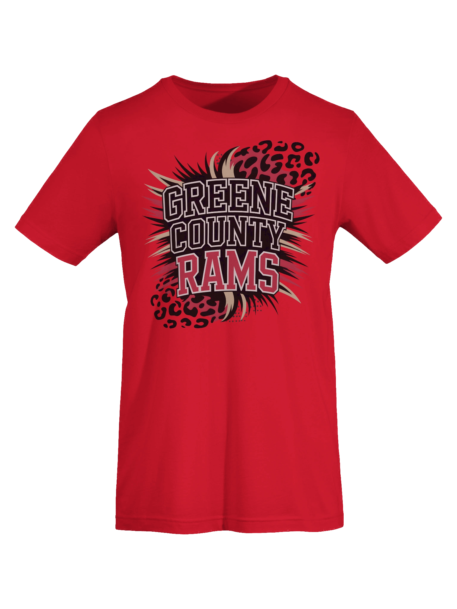 Greene County Rams Stylized T-Shirt product image (7)