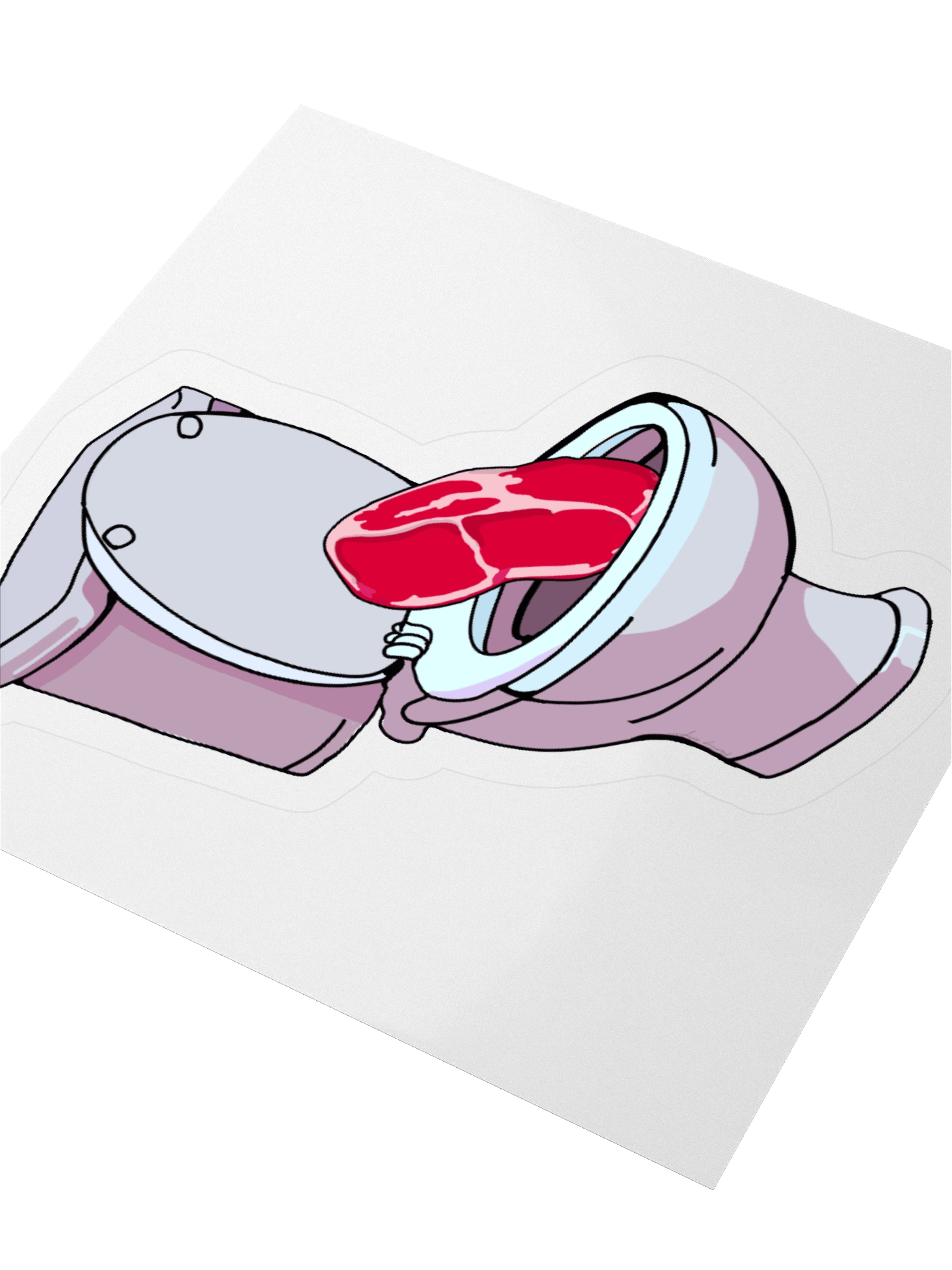 Toilet Steak Sticker product image (7)