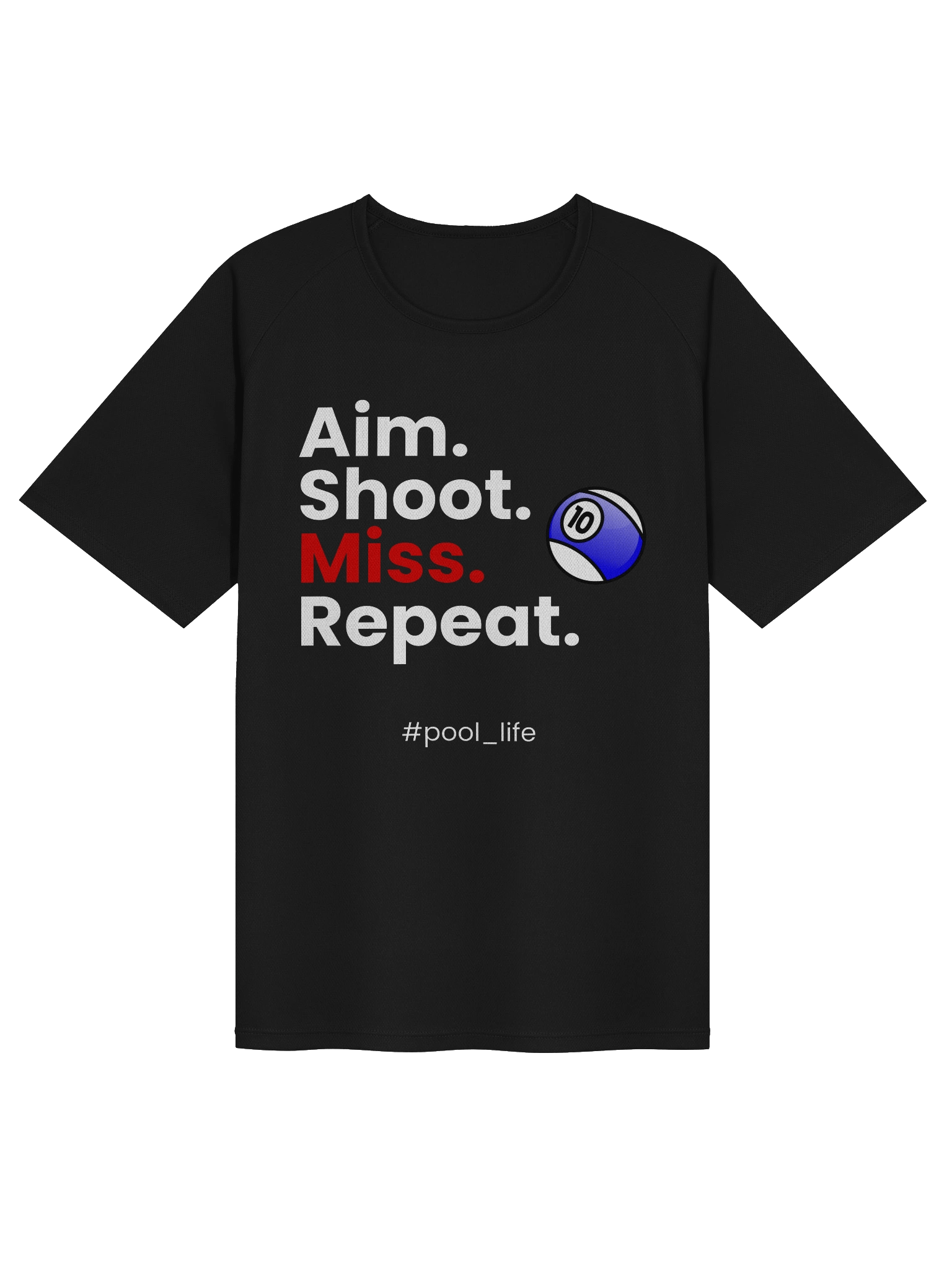 10-ball Pool Life (Sports Jersey - Black) product image (1)