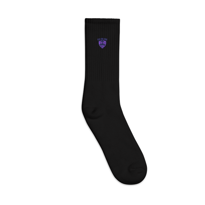 PVE Gas Mask Emblem Embroidered Socks product image (1)
