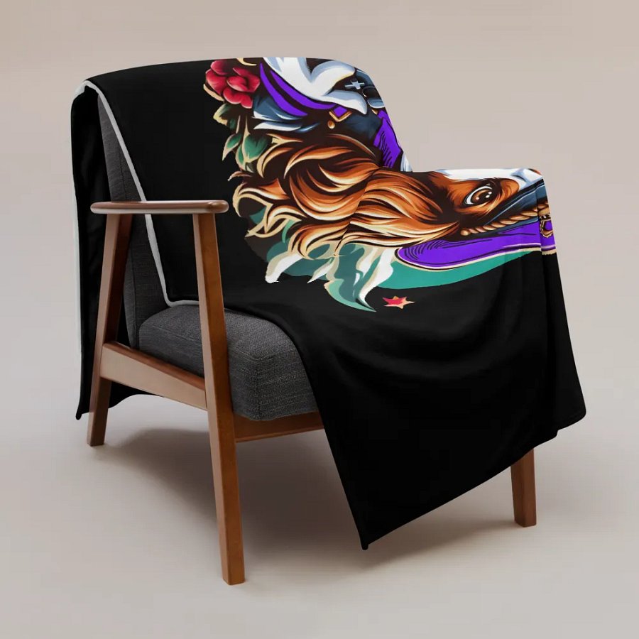 logo blanket product image (3)