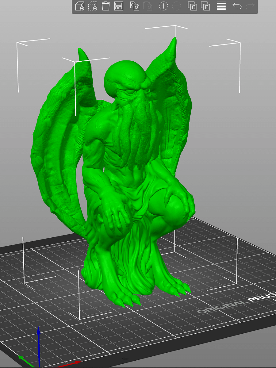 Cthulhu - 3D Print Files - Fabled Creatures 02 product image (3)