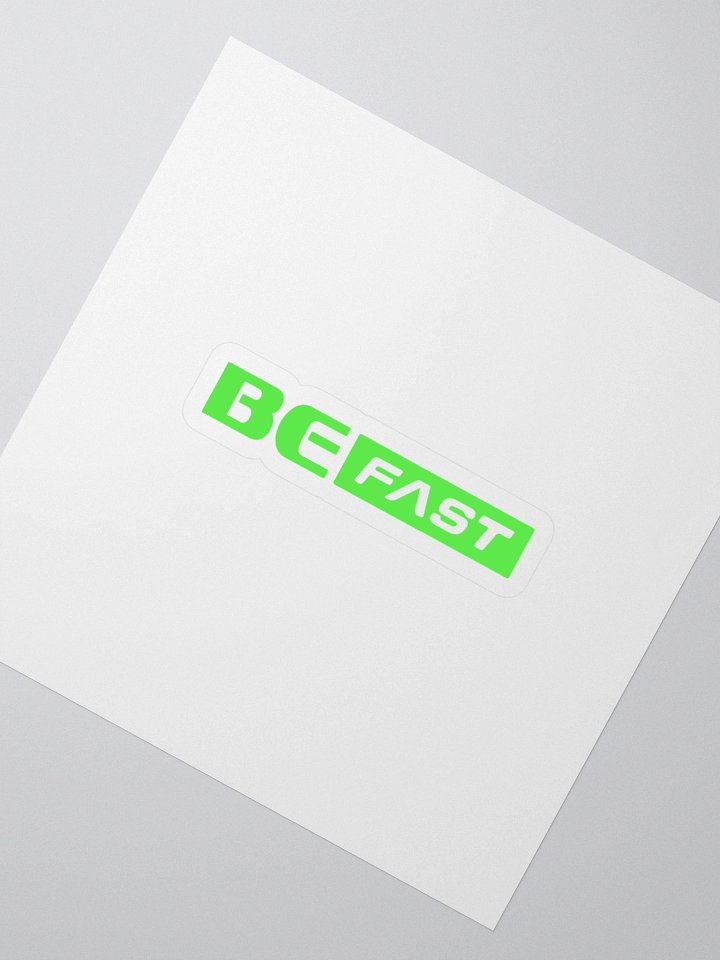 🟩 BEFAST Sticker – Green Edition product image (2)