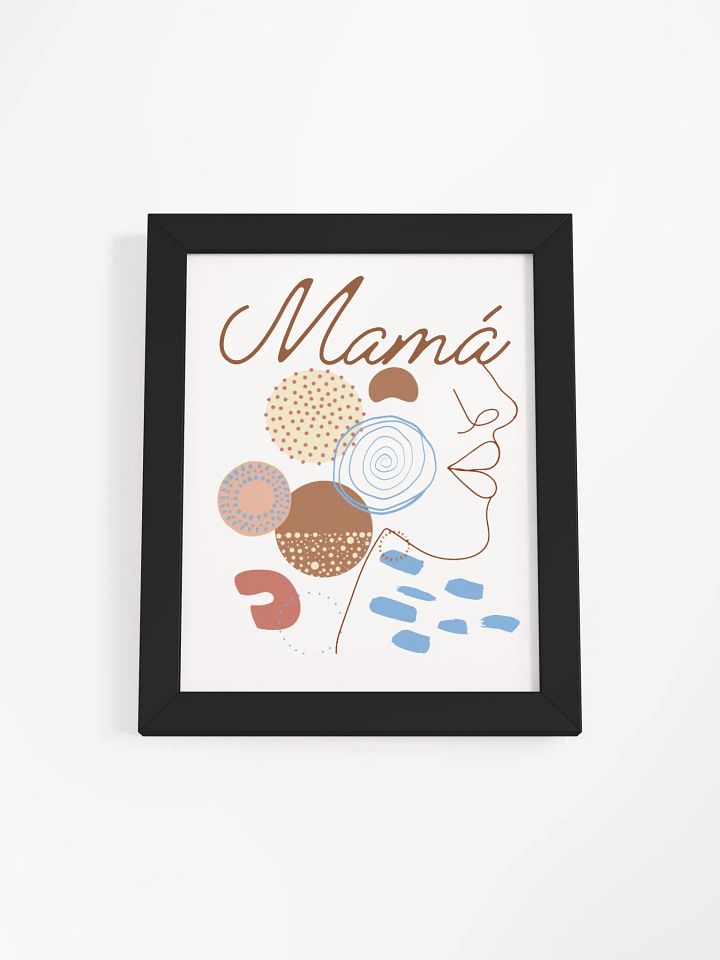 Mamá Boho Mothers Day Design matte poster product image (1)