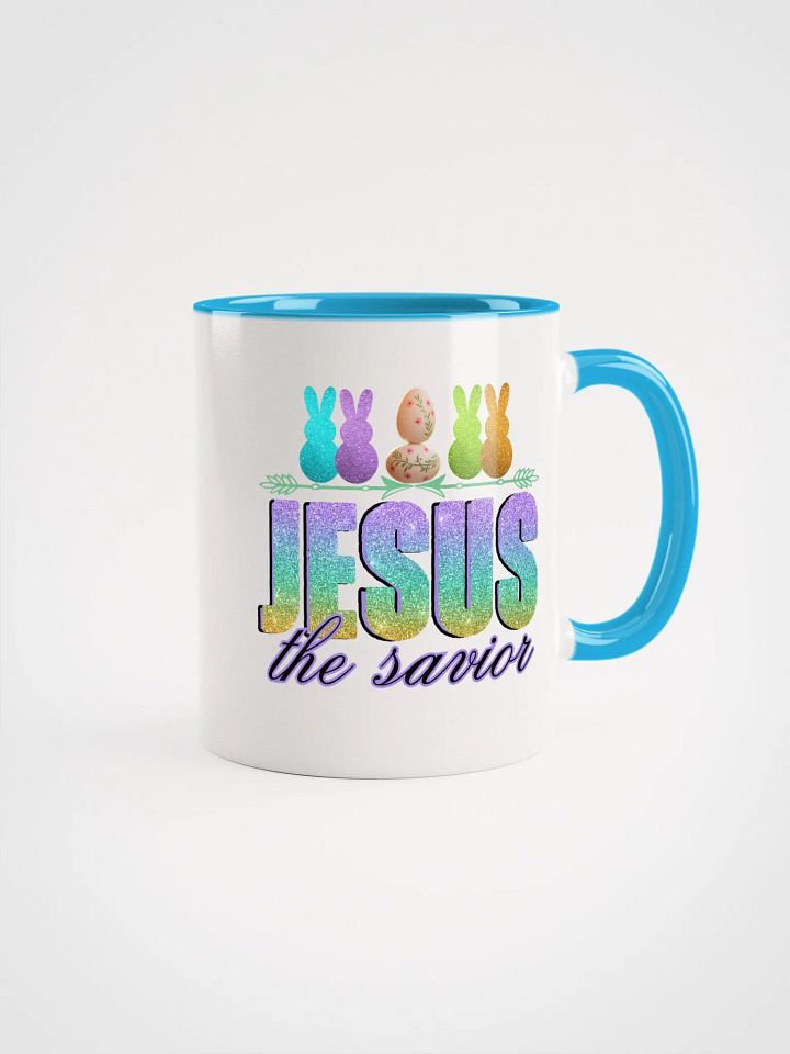 JESUS The Savior Gradient Glitters Ceramic Mug product image (1)