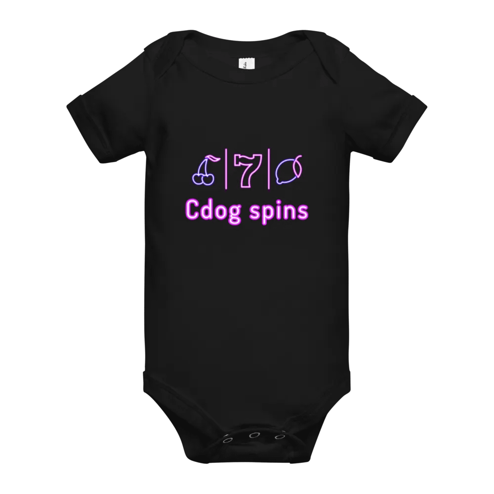 Cdog Spins Baby Grow product image (10)