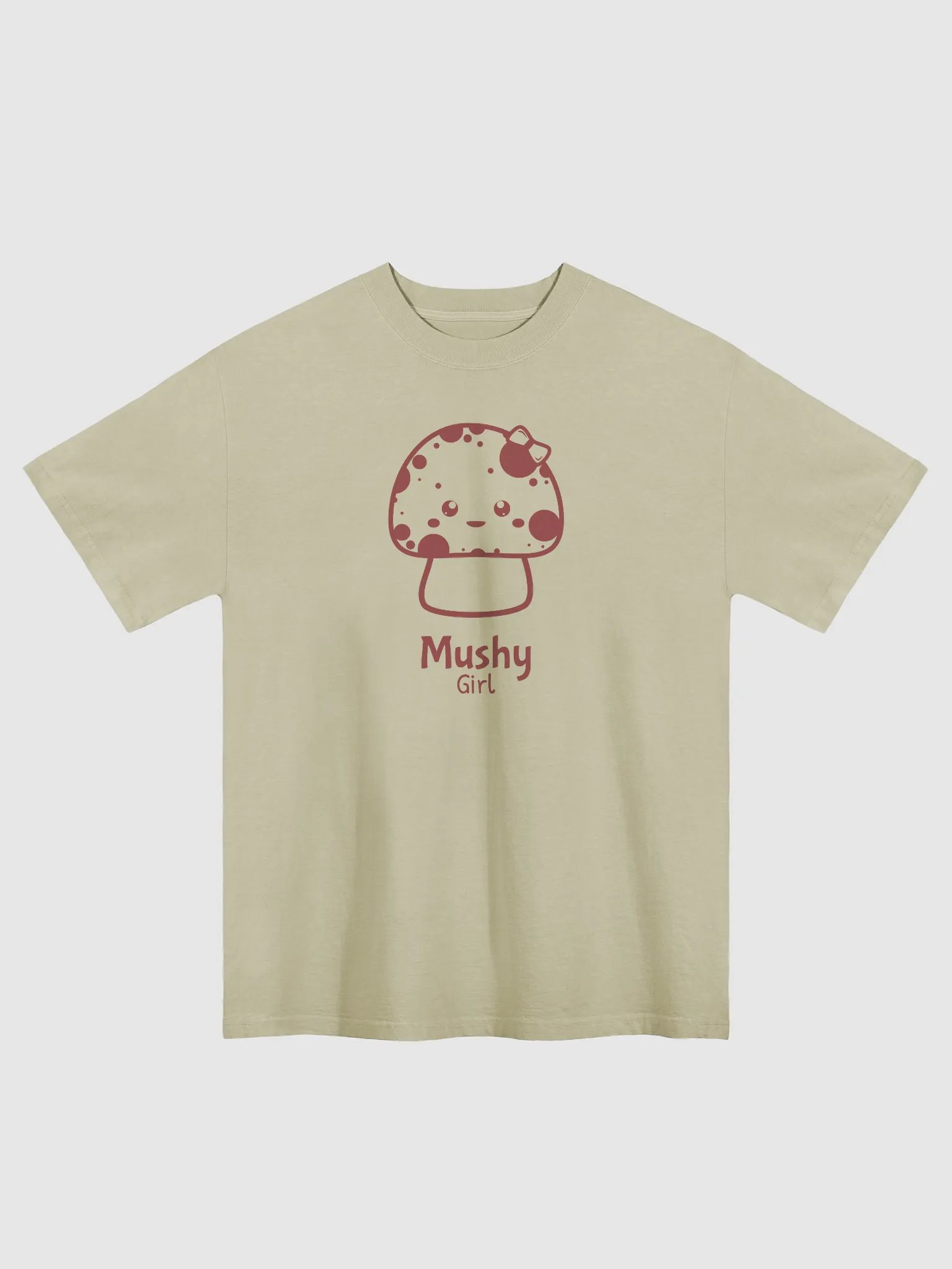Mushy Girl Design Oversized T-Shirt by AS Colour 5082 | Premium Faded Tee for Casual Style product image (1)