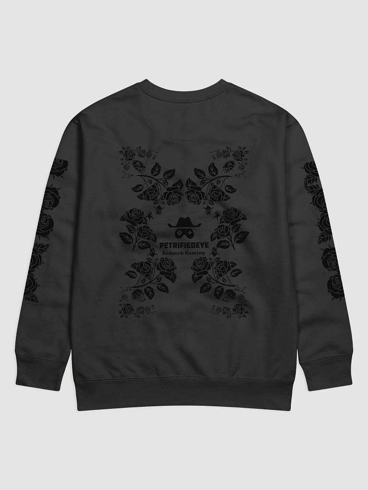 Petrifiedeye Black Red Spanish Rose Mural long sleeve shirt product image (2)