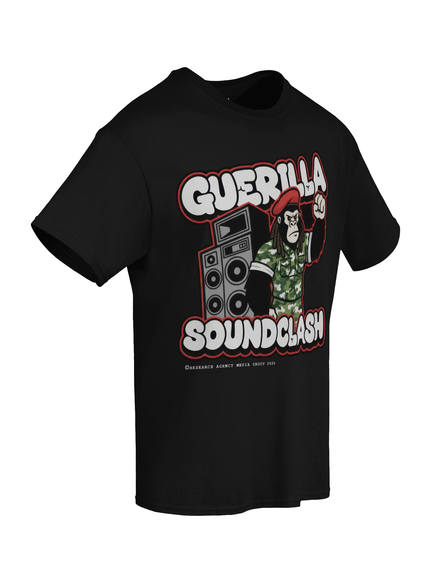 Guerilla Soundclash x Research Agency "PLUR Militants" T-Shirt product image (8)