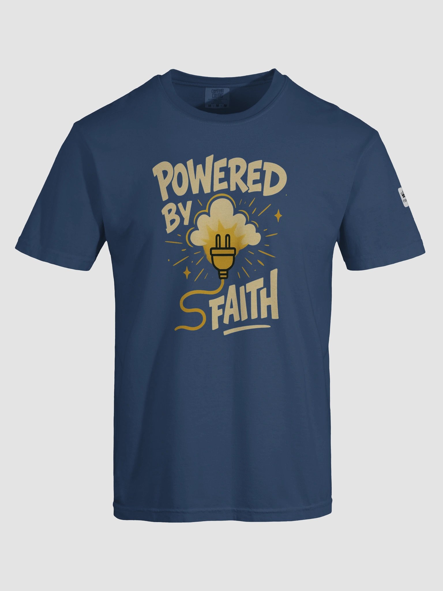 Powered by Faith Graphic T-Shirt product image (7)