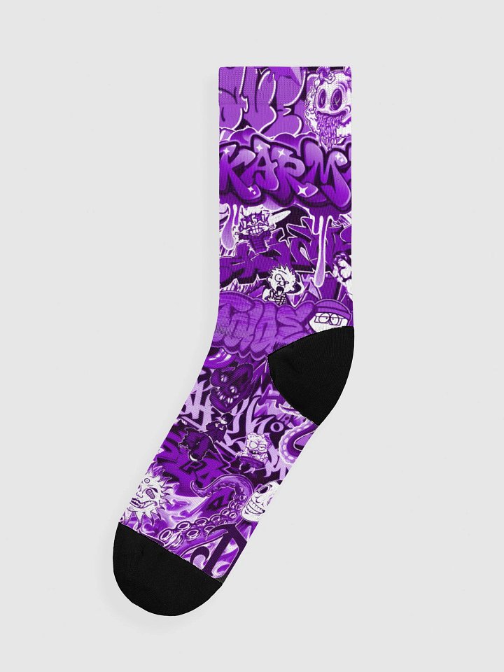Graffiti Fusion Recycled Crew Socks product image (1)