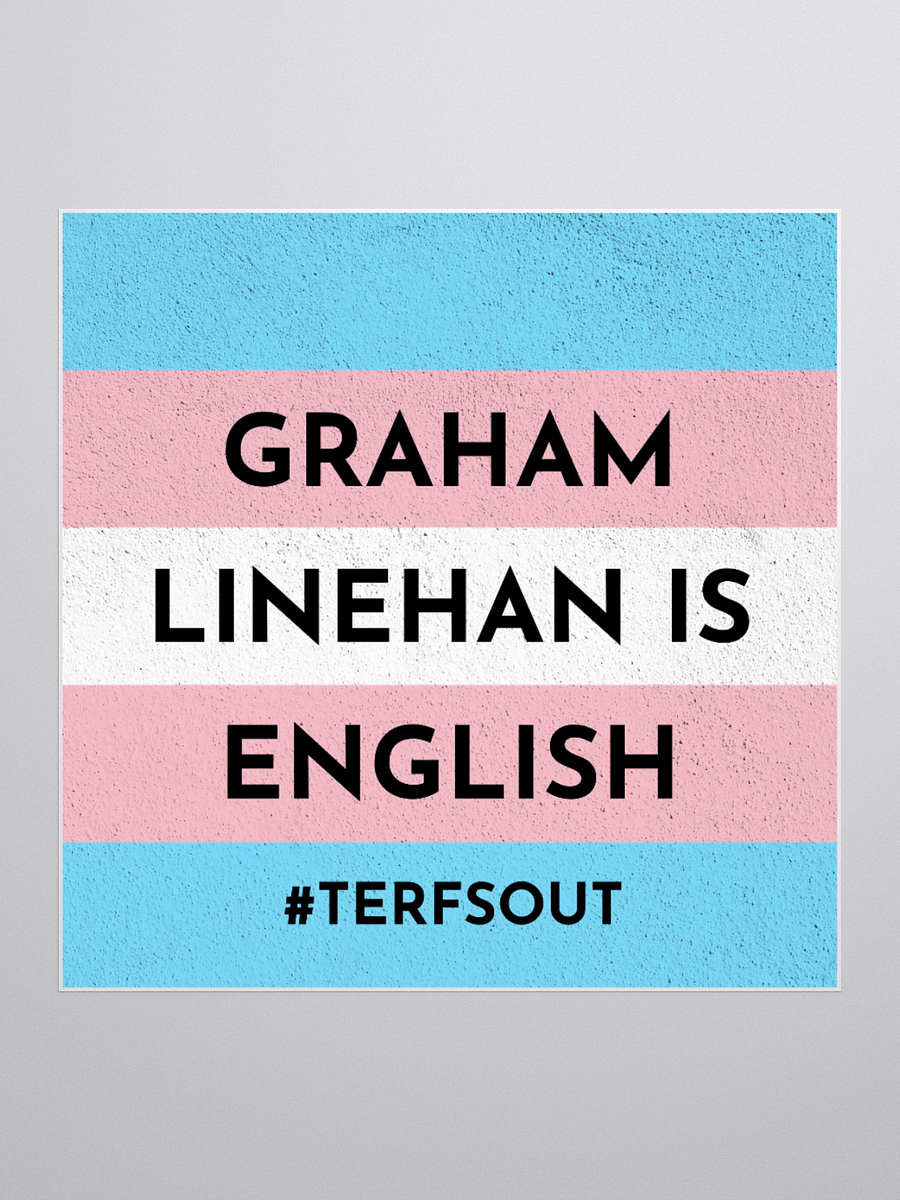 GL is English - TERFS OUTS sticker product image (3)