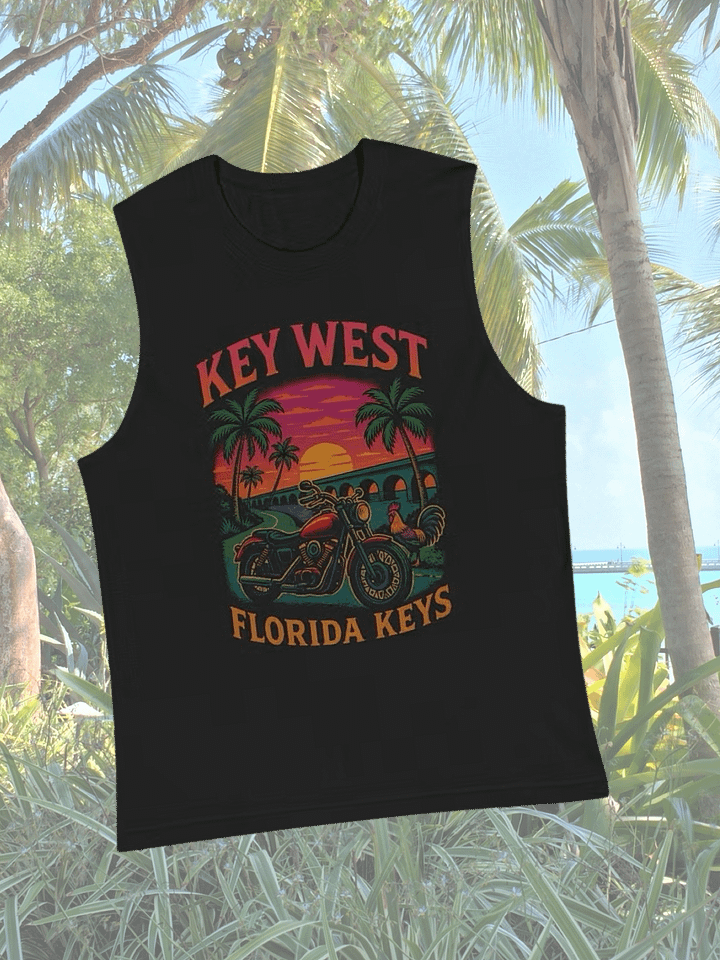 Key West Rider Rooster Men's Tank Top product image (1)