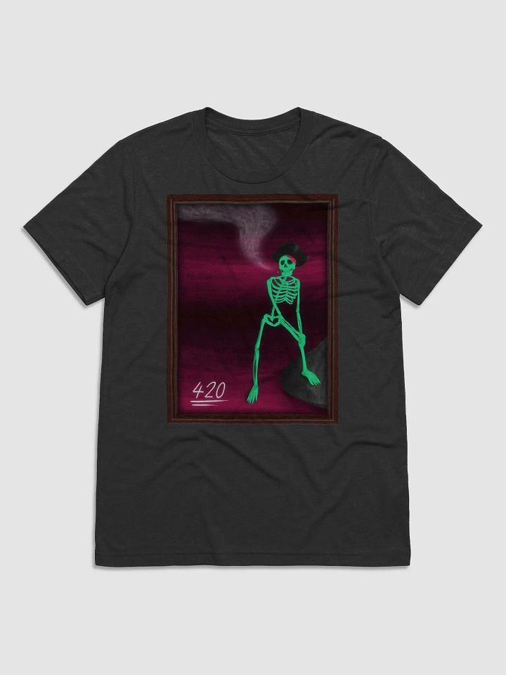 AWESOME SKELETON PAINTING T-SHIRT [BLACK] product image (1)